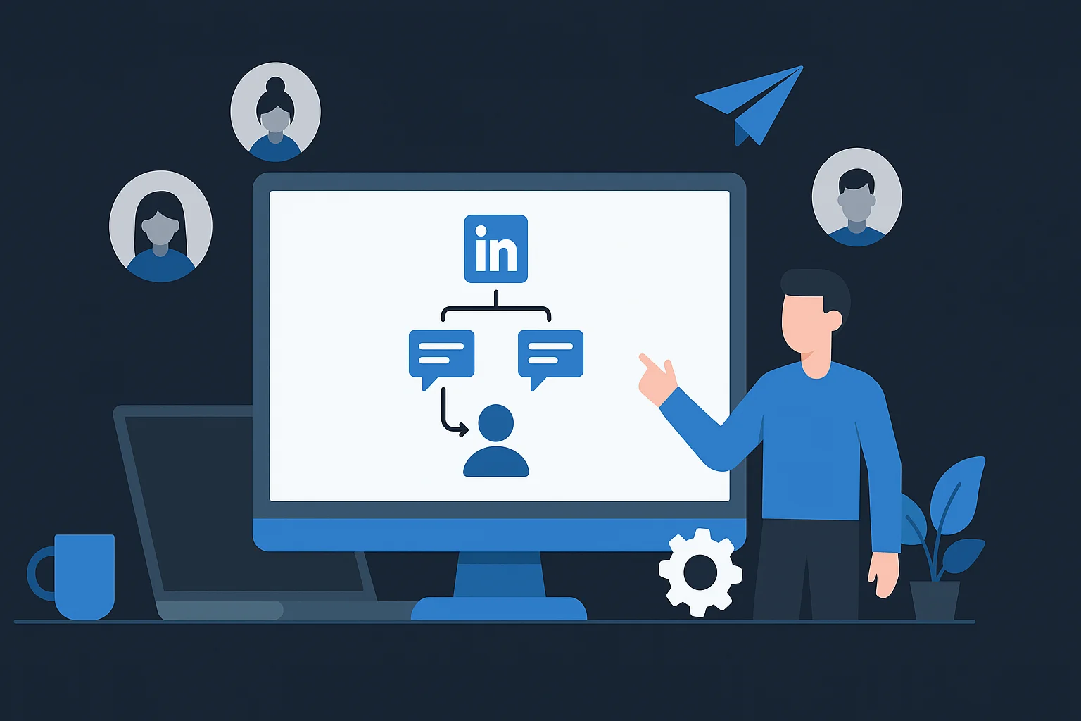 configuration de campagne expandi,système d'automatisation linkedin,stratégie de connexion b2b,prospection sortante linkedin,messages linkedin personnalisés,expert en intégration expandi,campagne sales navigator,prospection linkedin avec gif,suivi linkedin dynamique,automatisation linkedin sécurisée