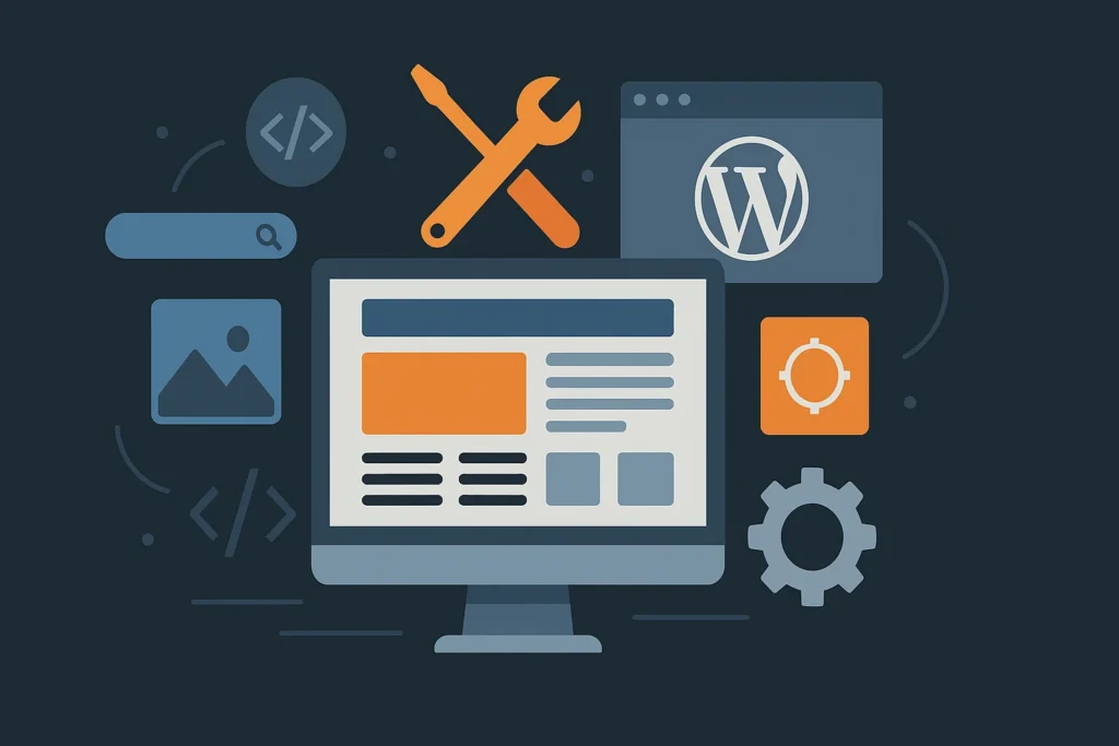website design & development wordpress & custom