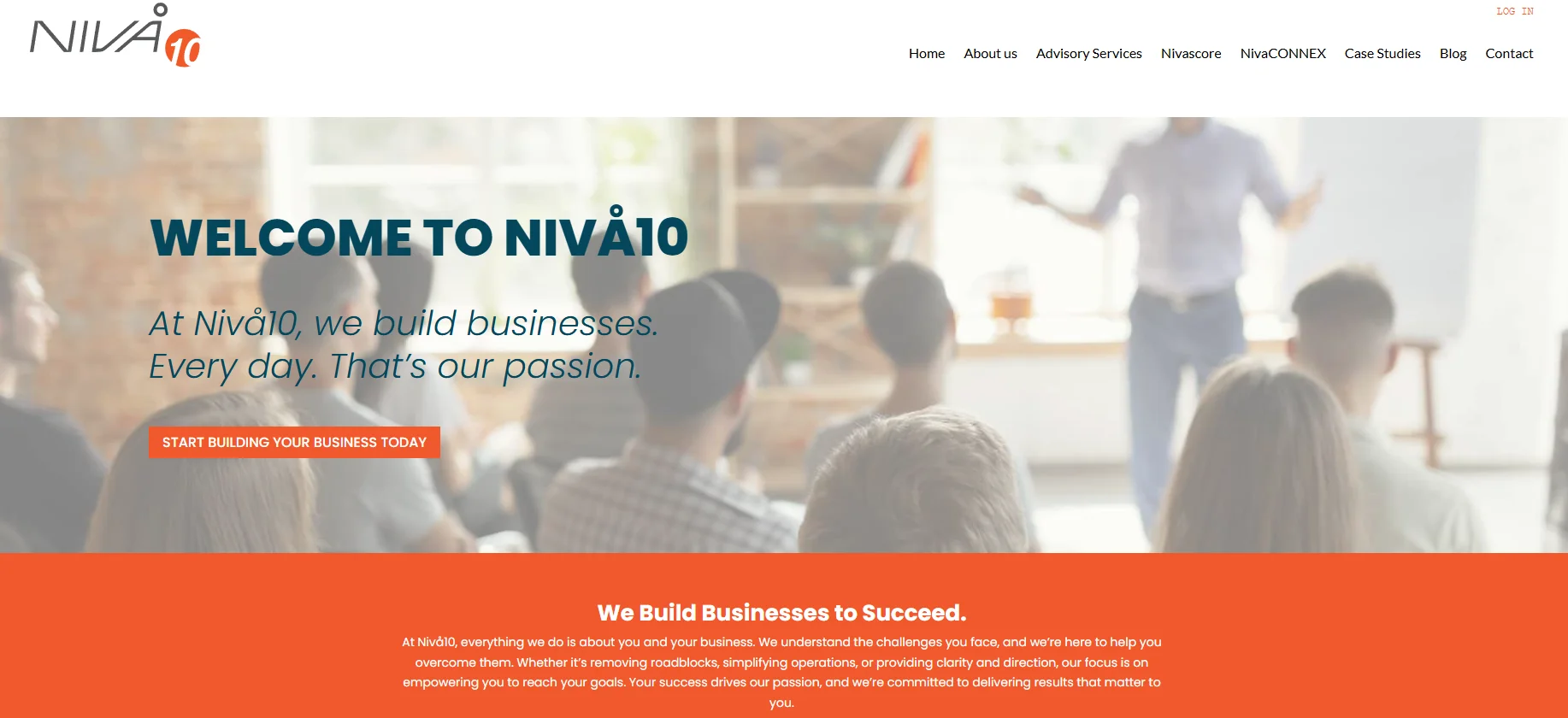 website main intro screenshot